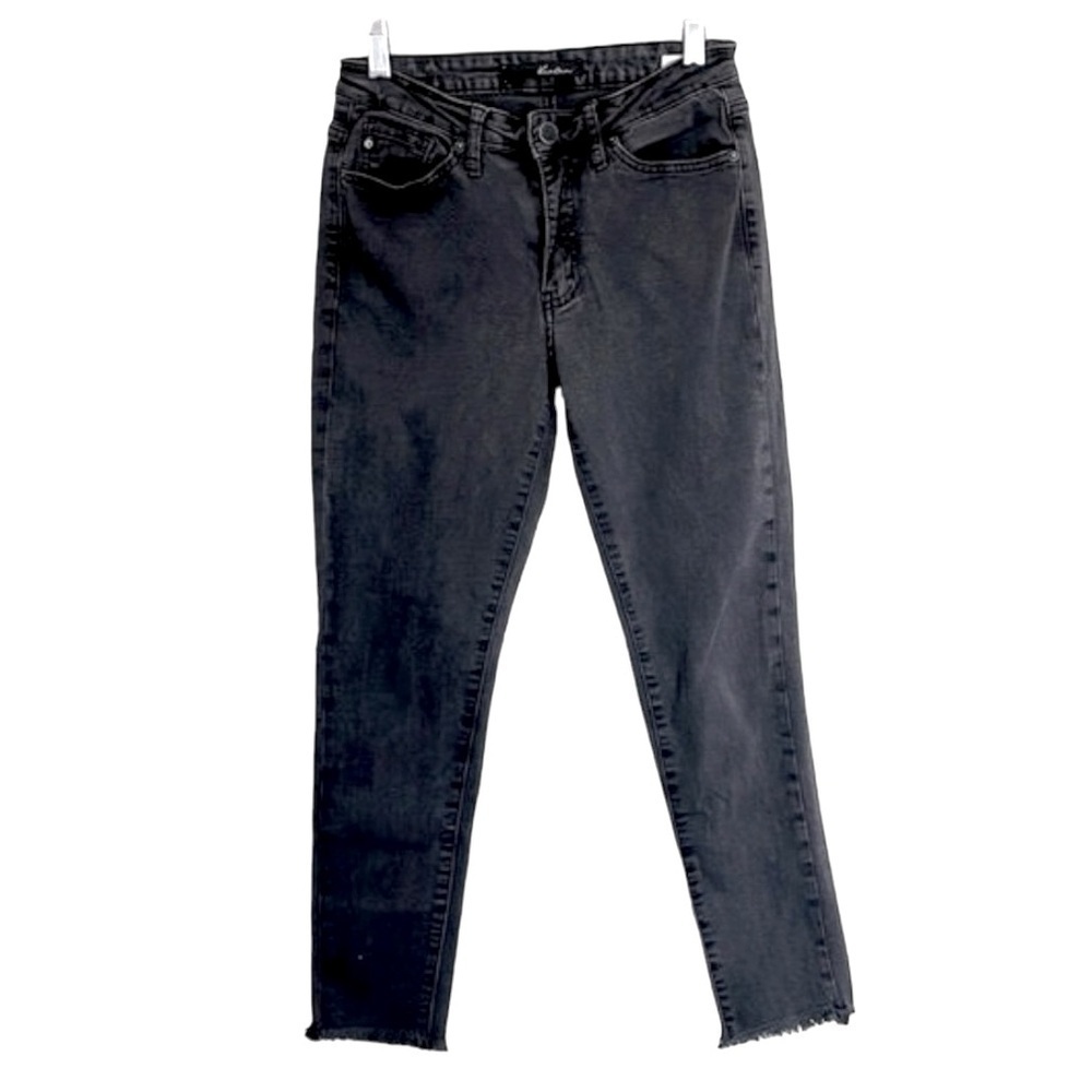 KanCan Black Mid Rise Skinny Crop Jeans Size 26